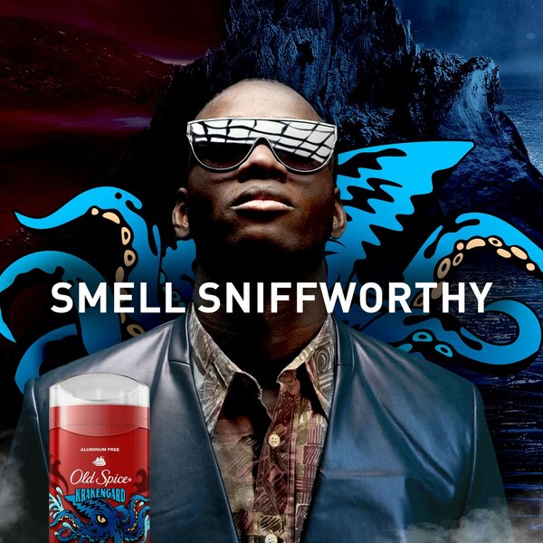 Old Spice 24-Hour Deodorant Stick, Krakengard, 3 OZ
