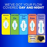 Always Maxi Pads Size 3 Extra Long Super Absorbency Unscented with Wings, 26 Count, thumbnail image