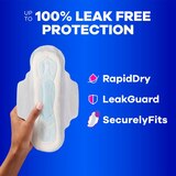 Always Maxi Pads Size 3 Extra Long Super Absorbency Unscented with Wings, 26 Count, thumbnail image