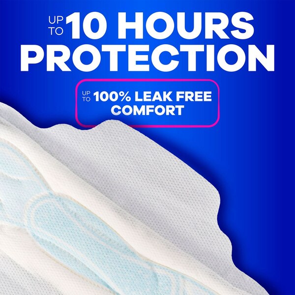 Always Maxi Pads Size 3 Extra Long Super Absorbency Unscented with Wings, 26 Count