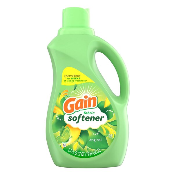 Gain + Aroma Boost Liquid Fabric Softener, Original Scent, 72 oz