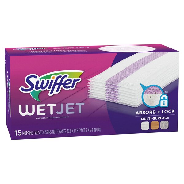 Swiffer Wet Jet Mopping Pads, 15CT