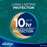Always Ultra Thin Size 4 Pads with Wings, Unscented, Overnight, thumbnail image