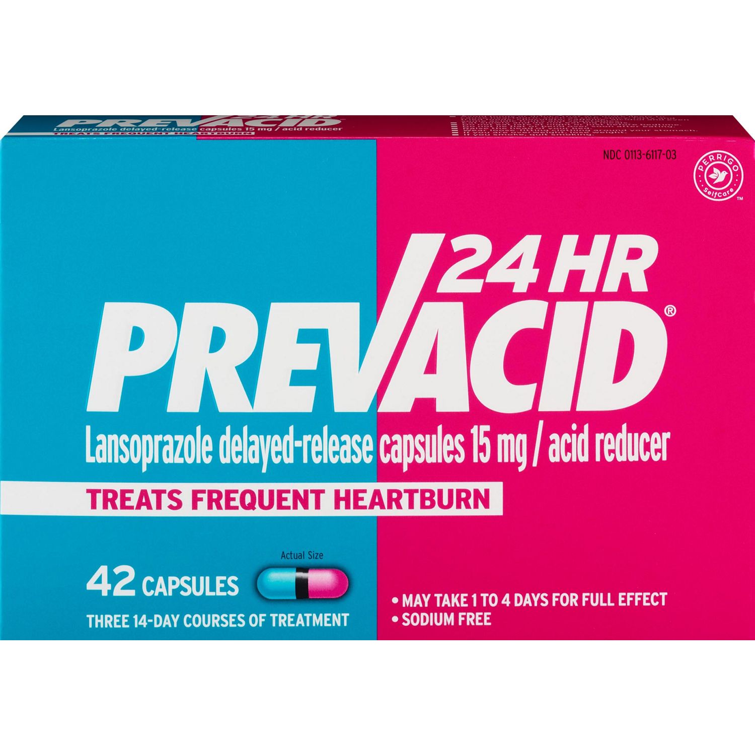 Prevacid 24HR Frequent Heartburn Treatment Capsules