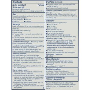 Nasonex 24HR Non-Drowsy Allergy + Congestion Nasal Spray