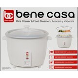 Bene Casa Rice Cooker, White, 6 CUP (uncooked)/ 12 CUP (cooked), thumbnail image