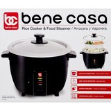 Bene Casa Rice Cooker, Black, 6 CUP (uncooked)/ 12 CUP (cooked), thumbnail image