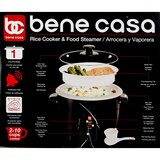 Bene Casa Rice Cooker, Black, 6 CUP (uncooked)/ 12 CUP (cooked), thumbnail image