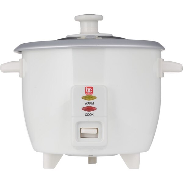 MBR Industries 3-Cup Rice Cooker, White