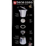 Bene Casa Stove Top Espresso Maker, Aluminum, 9 CUP, thumbnail image