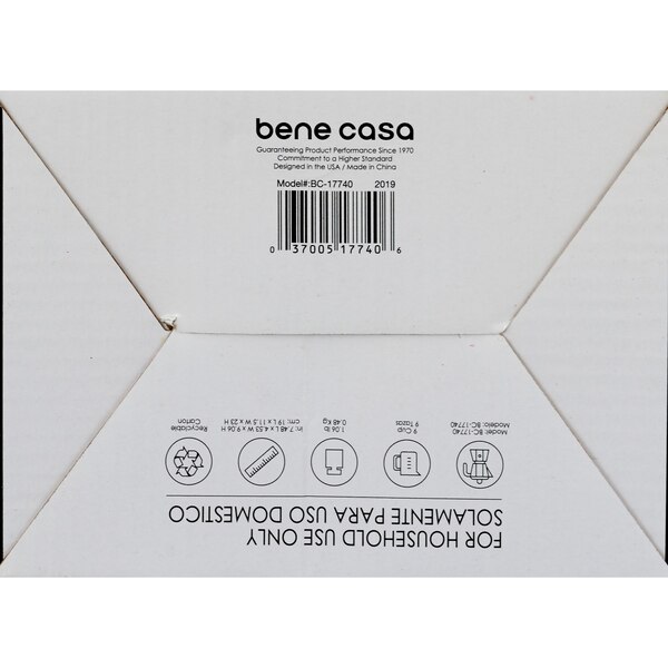 Bene Casa Stove Top Espresso Maker, Aluminum, 9 CUP
