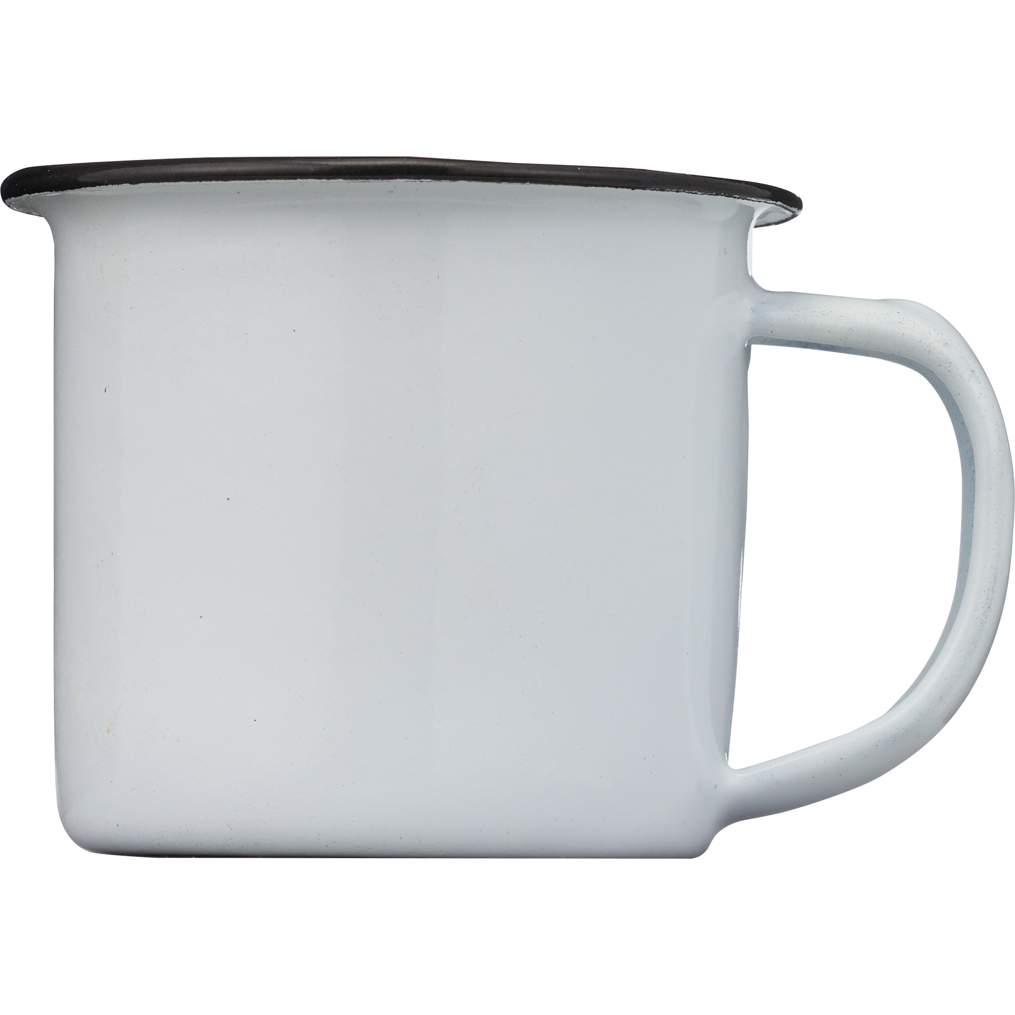 Bene Casa Mini Enamel Mug, White, 3 OZ
