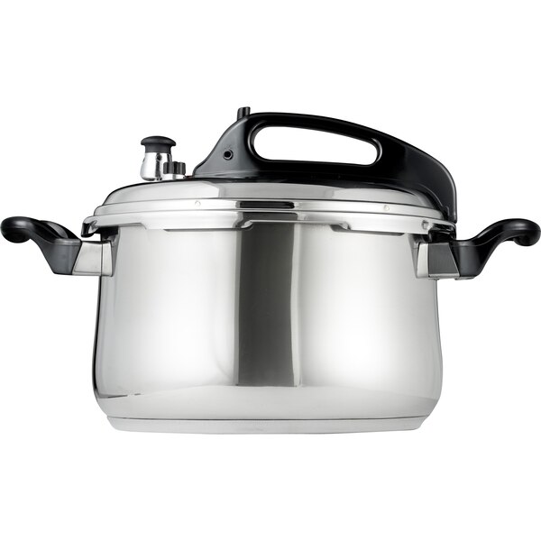 Bene Casa Stove Top Pressure Cooker, Stainless Steel, 7 LT