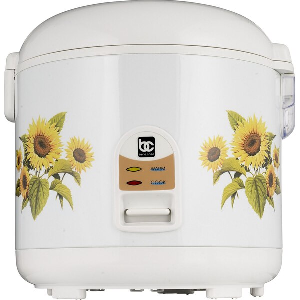 Bene Casa Sunflower Thermo Rice Cooker, 10 CUP (uncooked)/ 20 CUP (cooked)
