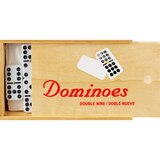 Bene Casa Double 9 Dominoes, Wooden Box, thumbnail image