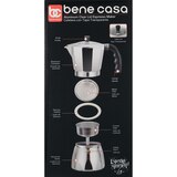 Bene Casa Stove Top See Thru Lid Espresso Coffee Maker, 6 CUP, thumbnail image