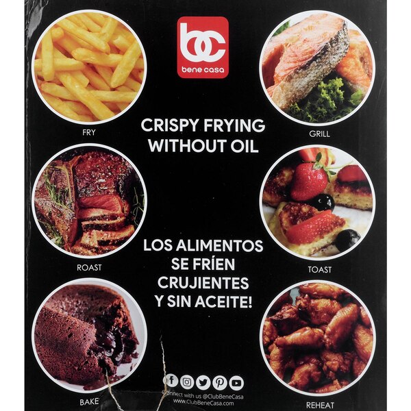 Bene Casa Air Fryer, Black