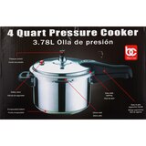 Bene Casa Stove Top Pressure Cooker, Aluminum, 4 LT, thumbnail image
