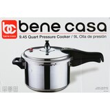 Bene Casa Stove Top Pressure Cooker, Aluminum, 9 LT, thumbnail image