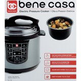 Bene Casa Electric Pressure Cooker Black, 5 LT, thumbnail image