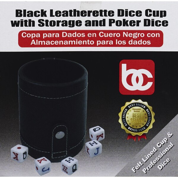 Bene Casa Cubilete Dice Cup, 5 Poker Dice