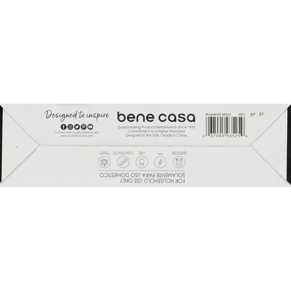 Bene Casa Single Coil Burner, Black