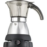 Bene Casa Electric Espresso Maker/Cafetera, Silver, 3 CUP, thumbnail image