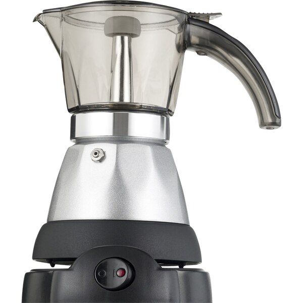 Bene Casa Electric Espresso Maker/Cafetera, Silver, 3 CUP