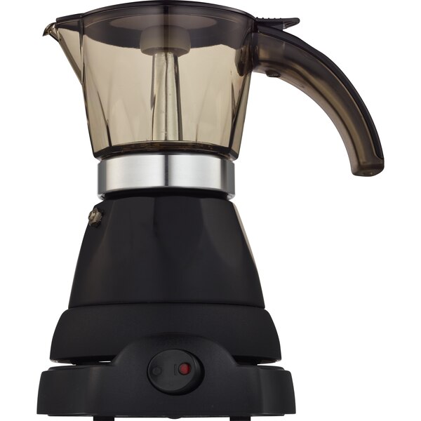 Bene Casa Electric Espresso Maker/Cafetera, Black, 3 CUP