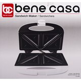 Bene Casa Sandwich Maker, White, thumbnail image