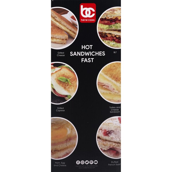 Bene Casa Sandwich Maker, White