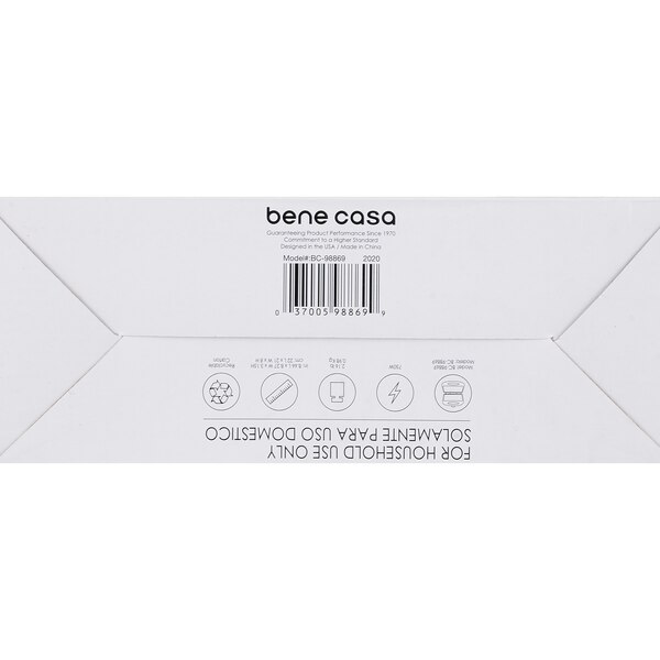 Bene Casa Flat Grill Sandwich Press, White