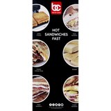 Bene Casa Flat Grill Sandwich Press, Red, thumbnail image