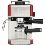 Bene Casa Espresso Maker with Frother, Red, 4 CUP, thumbnail image