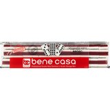 Bene Casa Double 9 Dominoes, Red, Clear Acrylic Box, thumbnail image