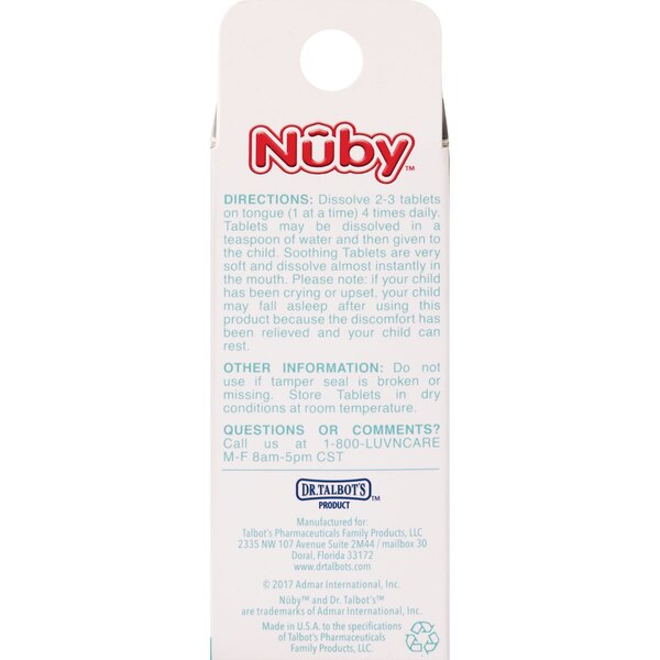 Nuby Chamomile Soothing Tablets, 140 CT