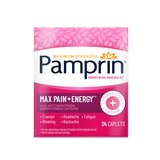 Pamprin Maximum Strength Menstrual Pain Relief Caplets, 24 CT, thumbnail image
