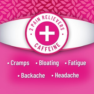 Pamprin Maximum Strength Max Formula Menstrual Pain Relief Caplets, 24 CT
