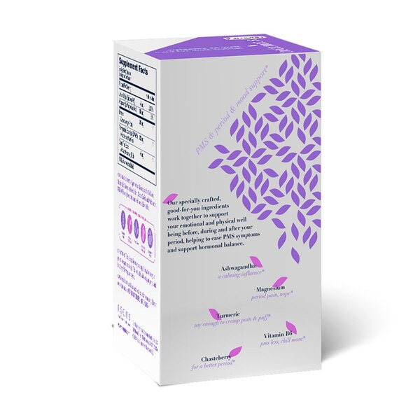 Pamprin Botanicals for PMS, Period and Mood Support, 22 CT