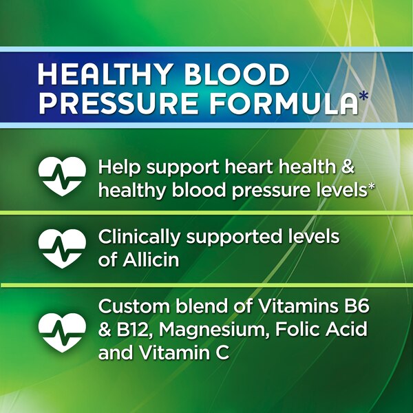 Garlique Healthy Blood Pressure Formula Caplets, 60 CT