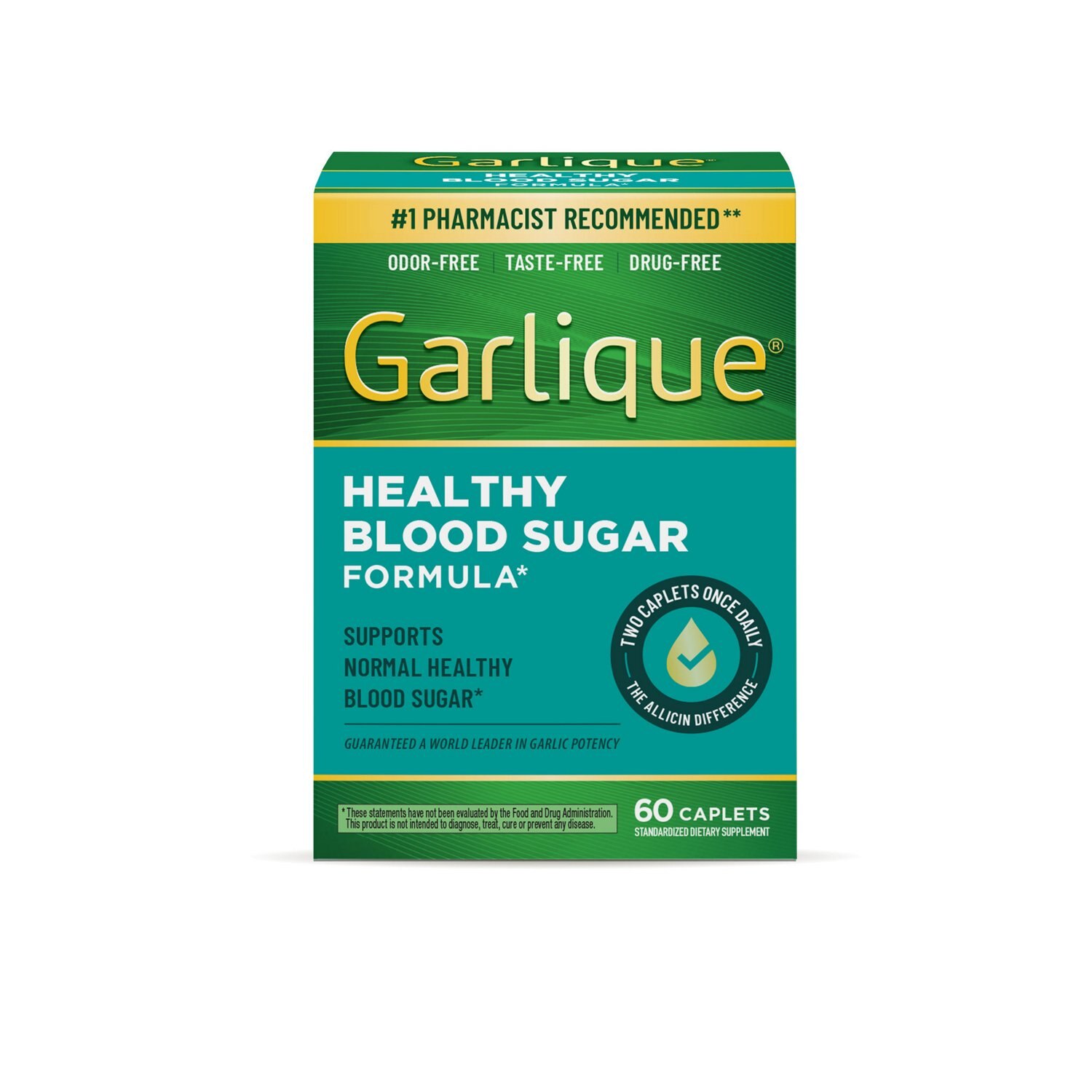 Garlique Healthy Blood Sugar, 60 CT