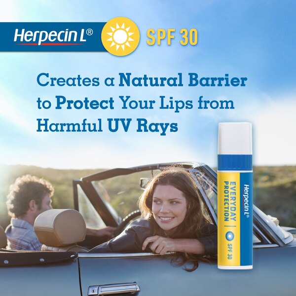 Herpecin L Lip Balm Stick, SPF 30 and Lysine, Twin Pack, 0.2 OZ