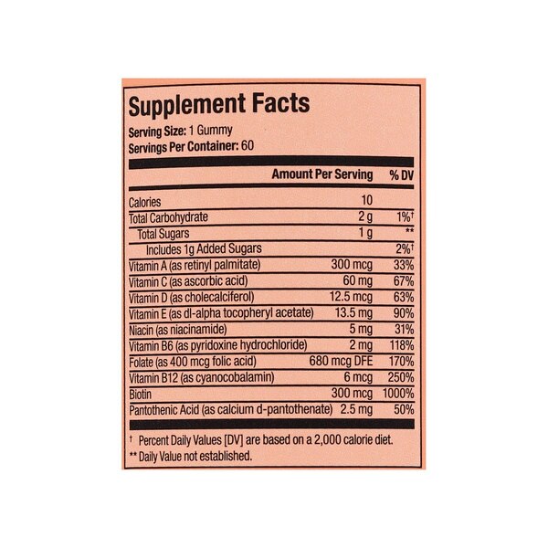 Hims & Hers Biotin Builder Gummy, 60 CT