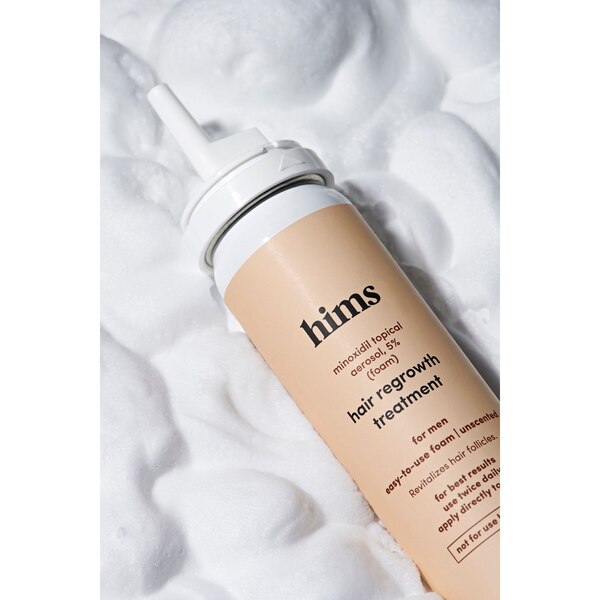 hims Extra Strength 5% Minoxidil Foam for Hair Regrowth, 1 Month Supply