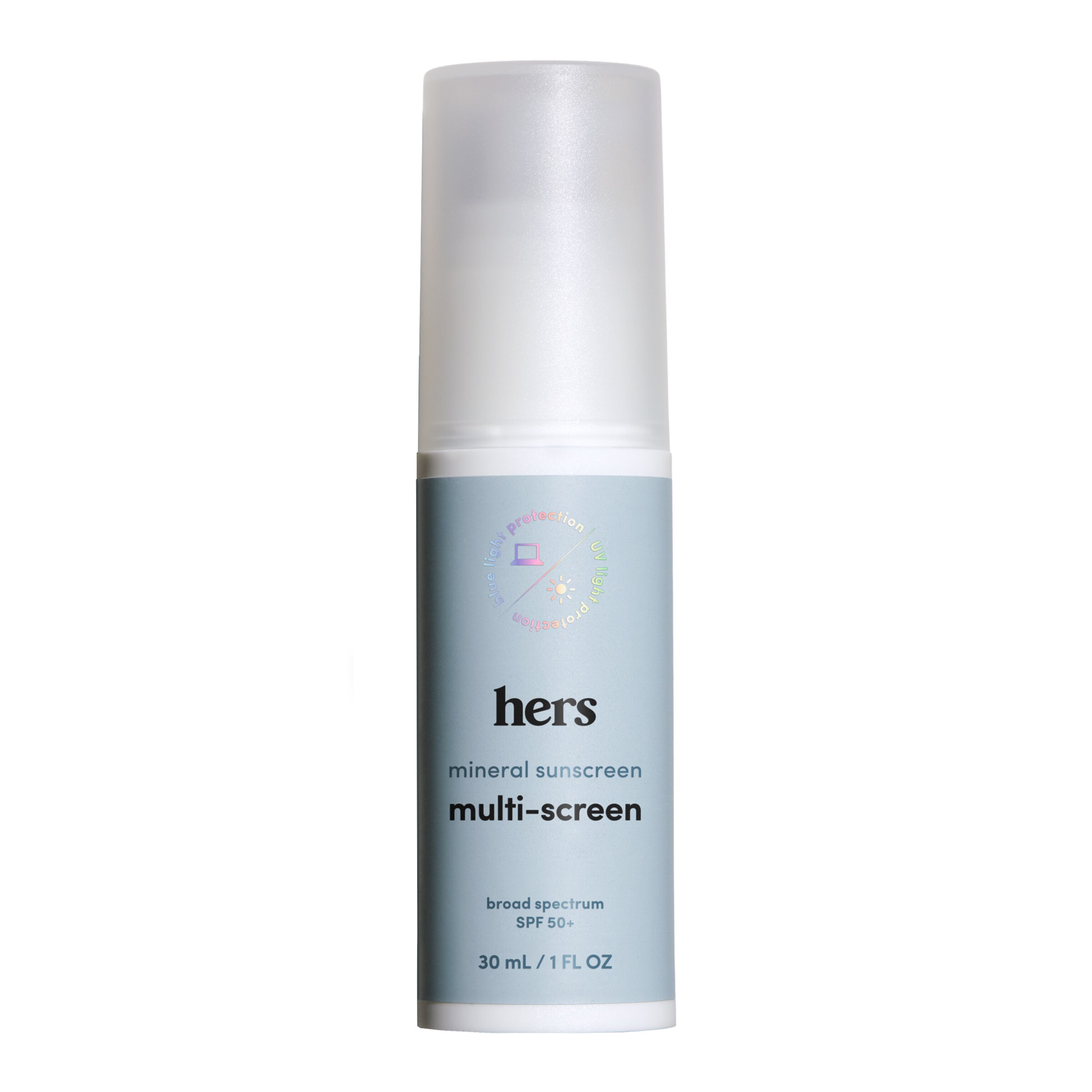 hers Daily SPF 50 Moisturizer, 1 OZ
