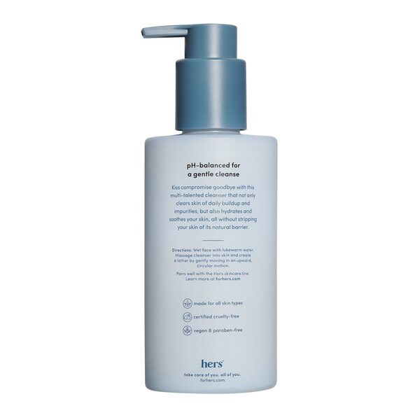 hers Clear Waters Gentle Cleanser, 6.8 OZ