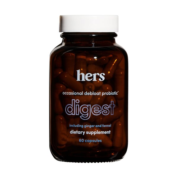 hers digest debloat women's probiotic supplement
