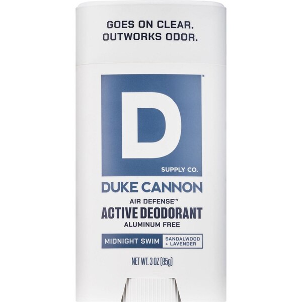 Duke Cannon Aluminum Free Deodorant, Midnight Swim, 3 OZ