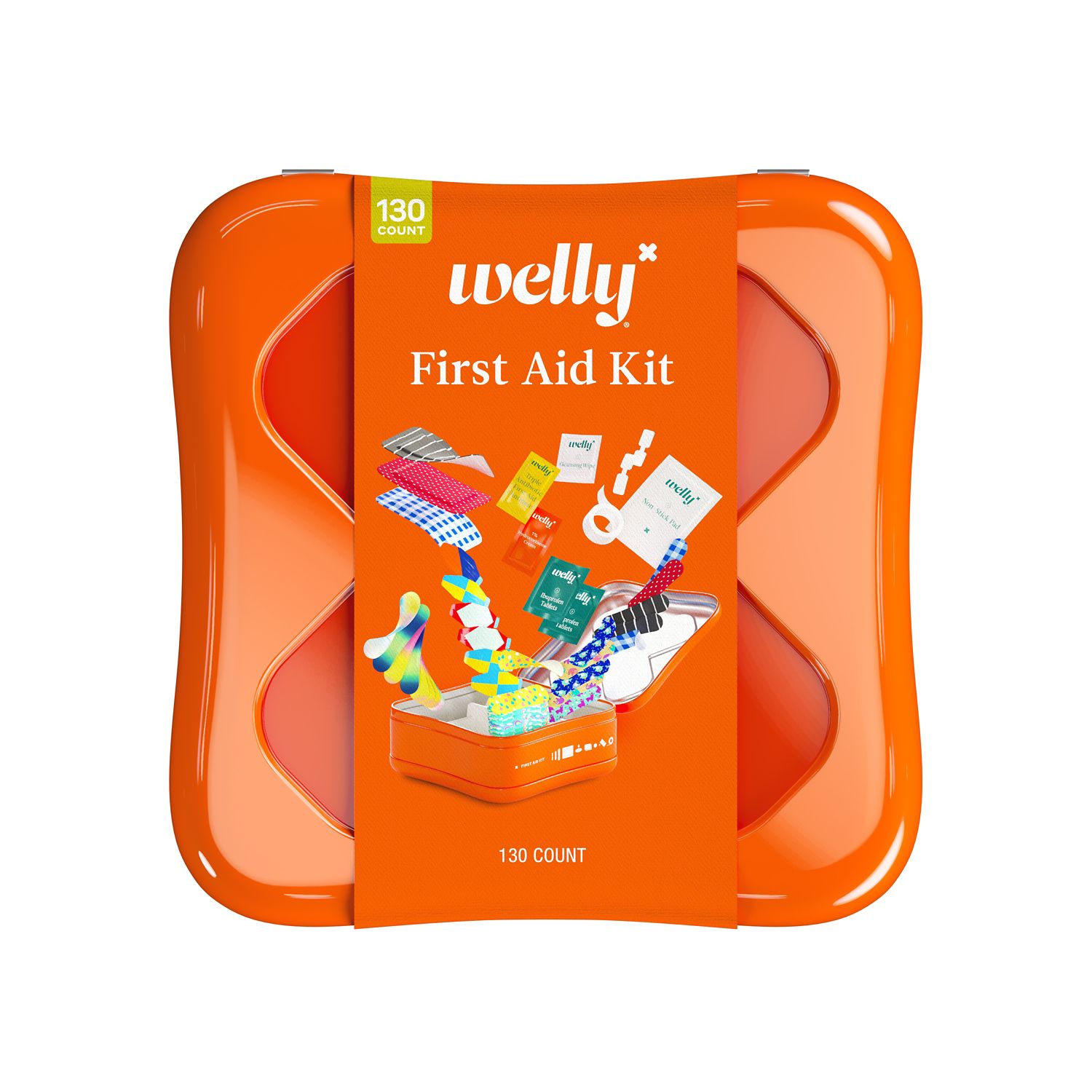 Welly Large First Aid Kit, 130 CT