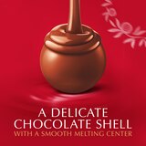 Lindt Lindor Single Milk Chocolate Truffle, Melting Truffle Center, 0.42 oz, thumbnail image